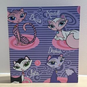 Vintage Y2K Bratz Petz 3 Ring Binder 2004